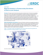 Postsecondary Enrollment Data Digest cover page